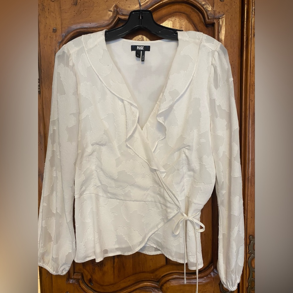 Paige wrap blouse